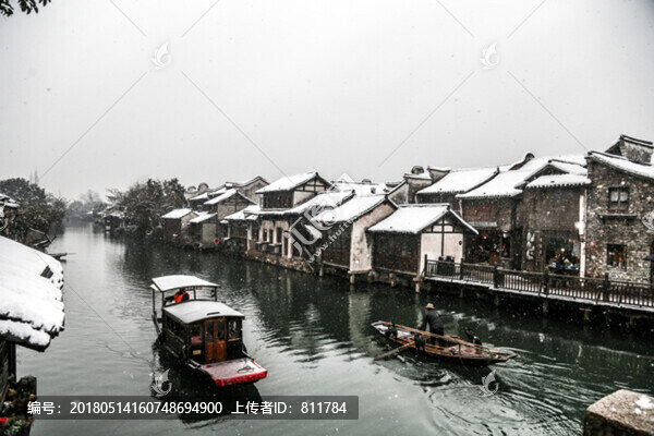 冬季下雪烏鎮(zhèn)