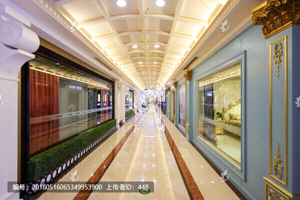家具城走廊,商場(chǎng)走廊,石材裝飾