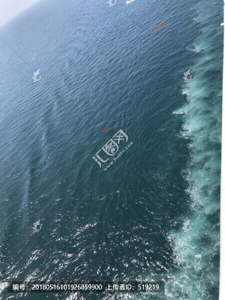 海浪,藍(lán)色水