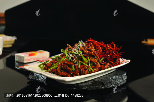 香辣肉絲