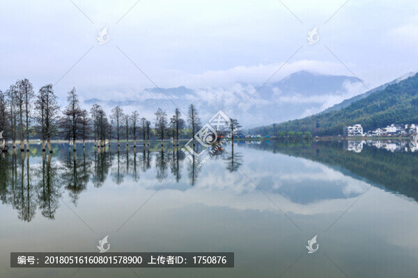 山水倒影