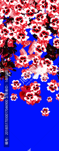定位花朵