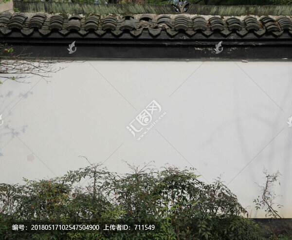 白墻黑瓦景觀墻