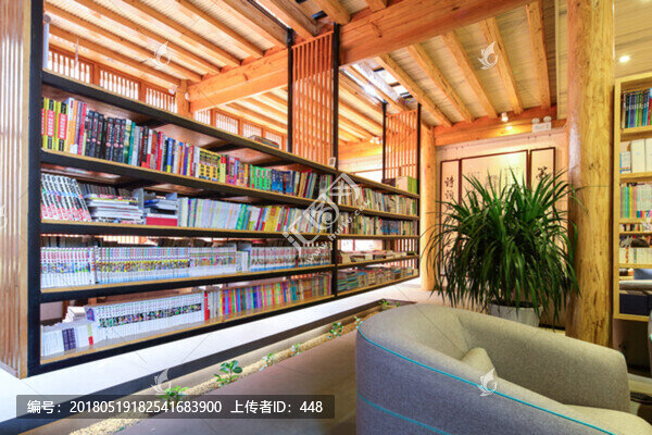 圖書館,書店,書架,圖書