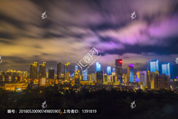 青島海濱風(fēng)光,夜景