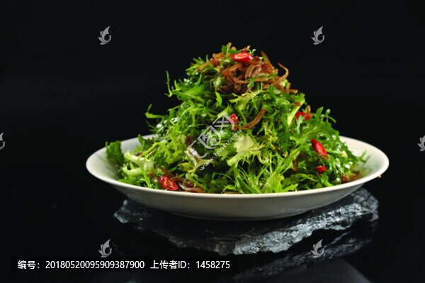 肉絲拌苦菊