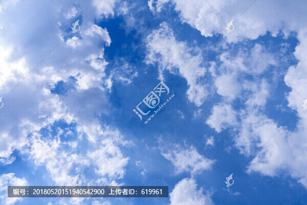藍(lán)天白云,天空背景