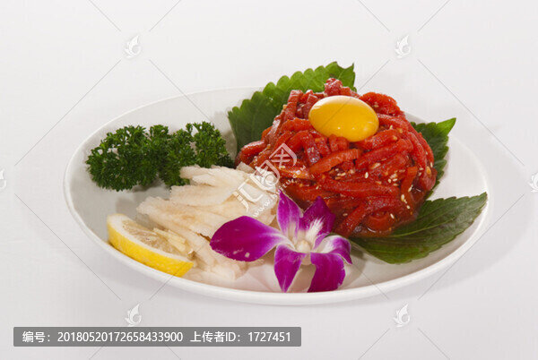 韓式生拌牛里脊