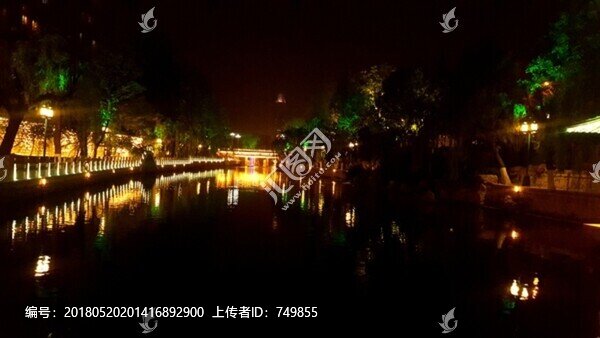 黑虎泉夜景攝影