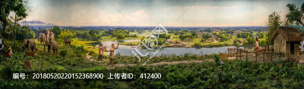 遠(yuǎn)古川西平原生活畫面