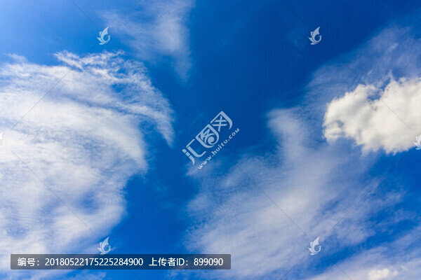藍天白云背景