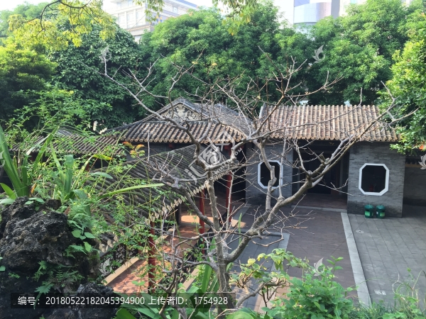 清暉園古跡園林風景