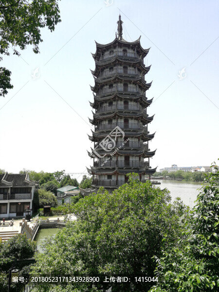 周莊塔,周莊,水鄉(xiāng),旅游攝影