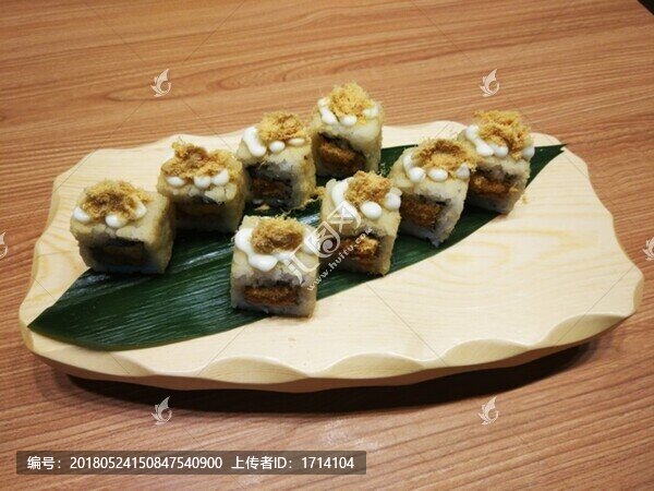 吞沙肉松卷