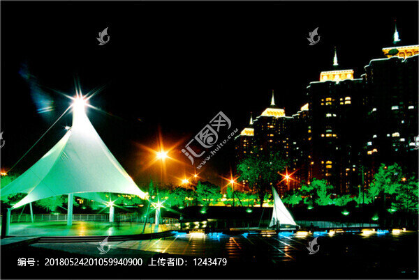 濱河公園夜景