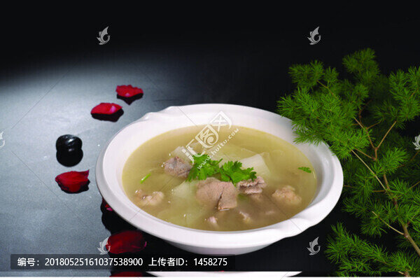 鮮羊肉老黃瓜湯