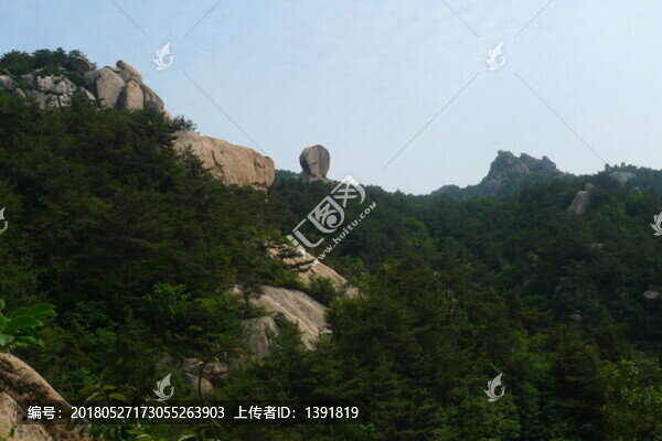 山東,青島,嶗山風光,扇子石