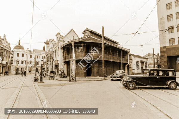 老上海舊上海民國建筑街景