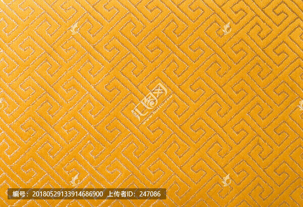金色回紋,布紋