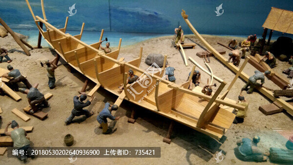 古代造船場(chǎng)景