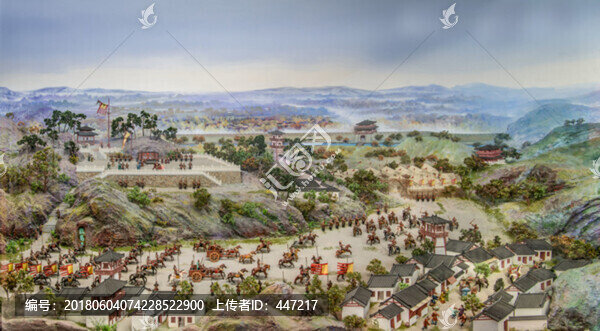 古代戰(zhàn)爭(zhēng)場(chǎng)景雕塑