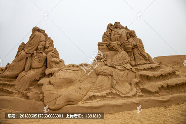 煙臺(tái)海陽,沙雕,八仙過海