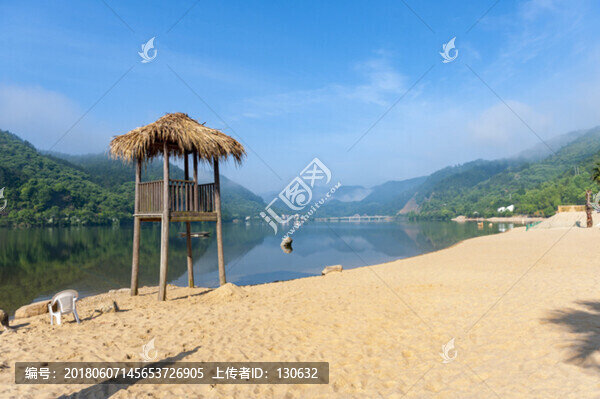 云和,長汀村,沙灘