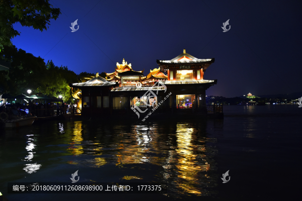 杭州西湖夜景
