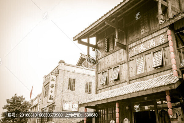 老重慶建筑街景