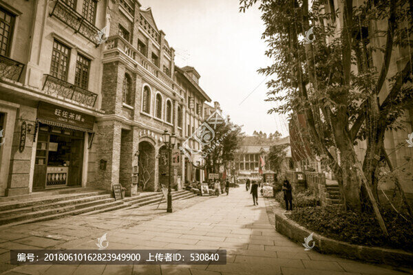 老重慶民國建筑街景