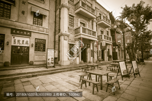 老重慶民國(guó)建筑街景