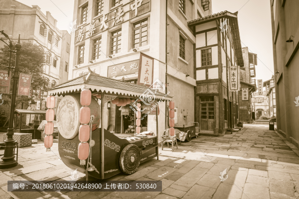 老重慶民國建筑街景