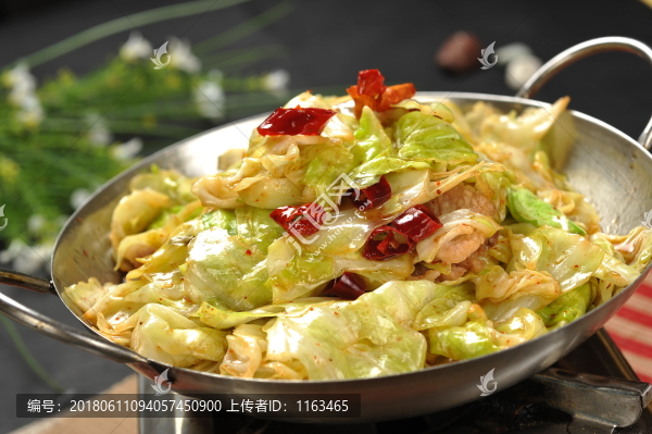 干鍋手撕包菜
