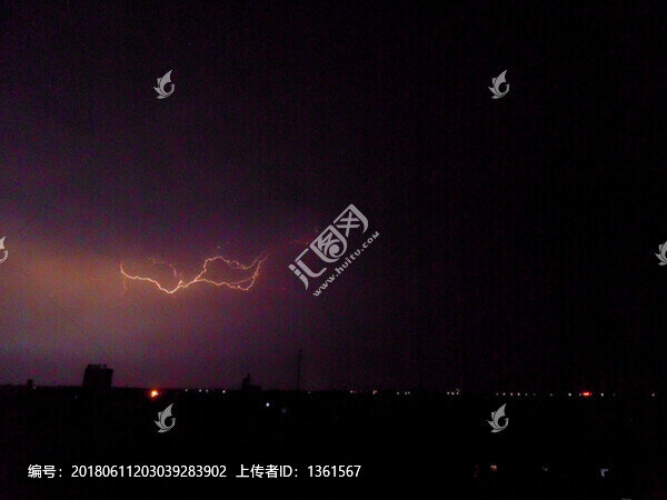 閃電素材