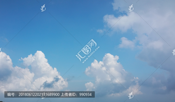 云朵,藍天白云