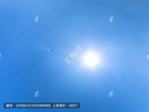 晴天的太陽