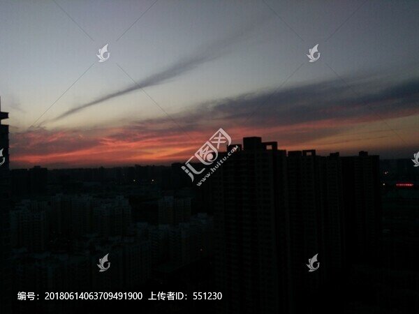 西安,日出,日落,夕陽