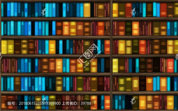 書架背景圖案