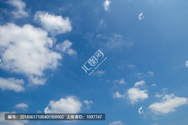 藍(lán)天白云,天空云彩