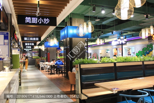 時(shí)尚快餐店