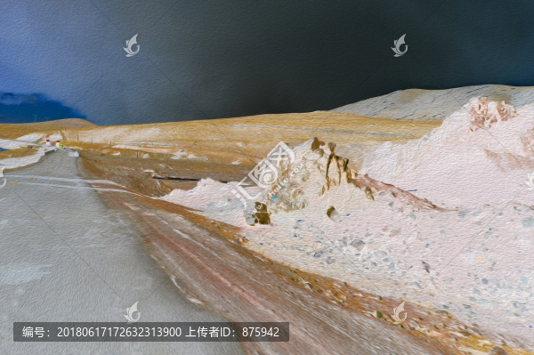 高原油畫