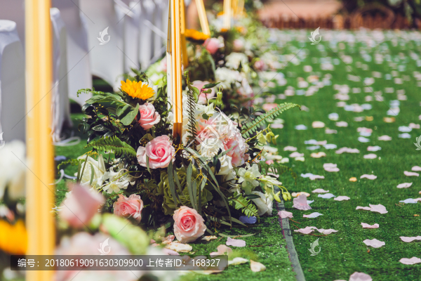 婚禮鮮花路引