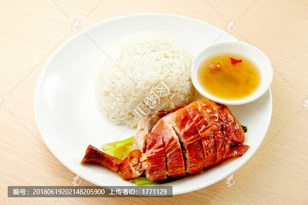 燒鵝腿飯
