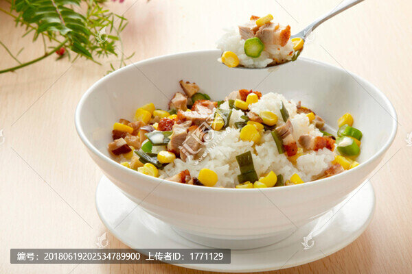 叉燒粒粒飯