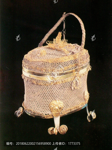 金銀絲結(jié)條茶籠子