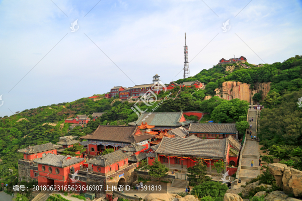 泰山風(fēng)景名勝區(qū),碧霞祠,玉皇頂