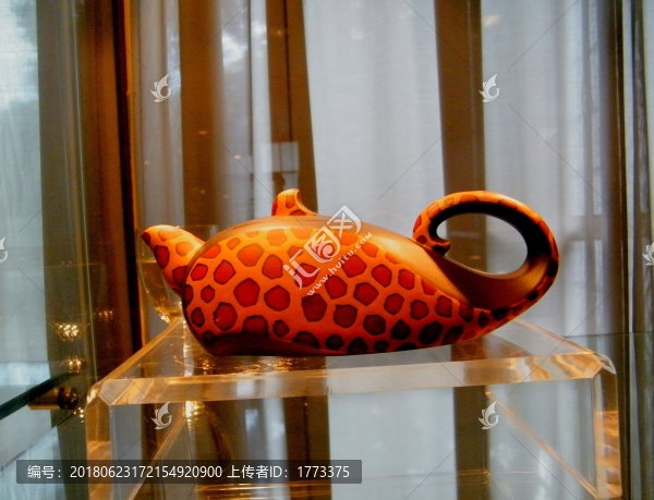 豹紋紫砂壺
