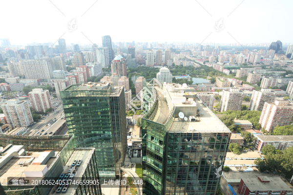 北京俯瞰,北京城市建筑,朝陽區(qū)