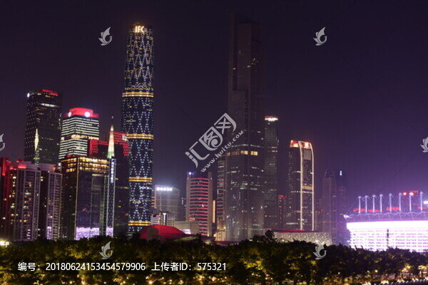 珠江新城夜景