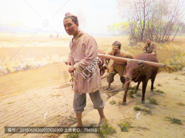 古代農(nóng)耕場景